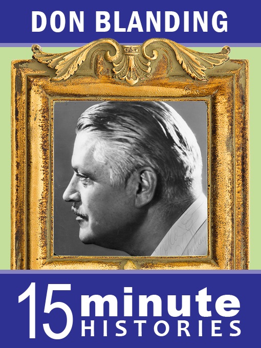 Cover image for Don Blanding interview with Kessler Cannon of KBND radio